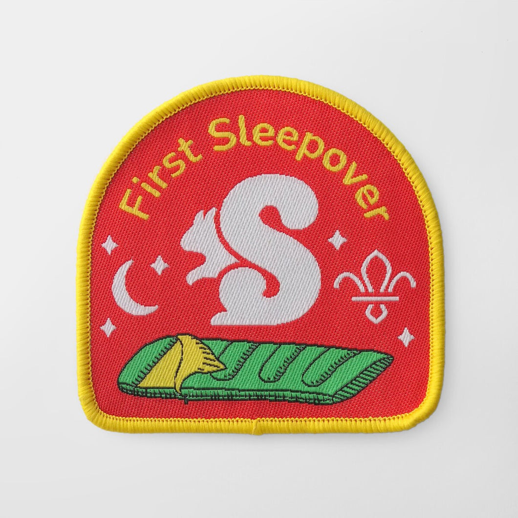 Squirrel First Sleepover Badge