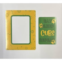 Load image into Gallery viewer, Cubs Magnetic Frame - Yellow (eat sleep)
