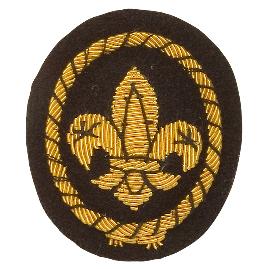 Sea Scout Cap Badge Gold Wire