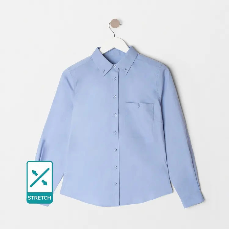 Air/Sea long sleeve blouse with stretch