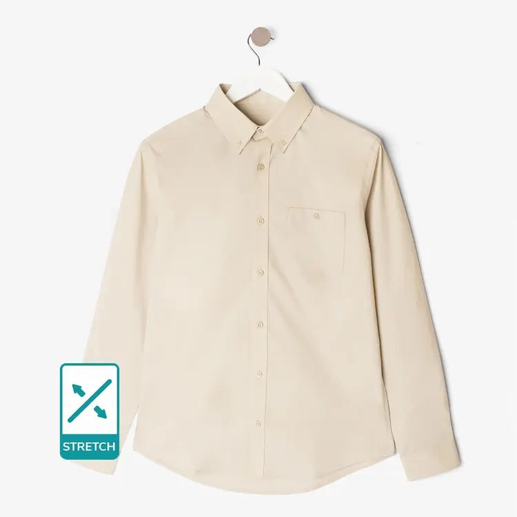 Adult Long Sleeved Shirt with stretch