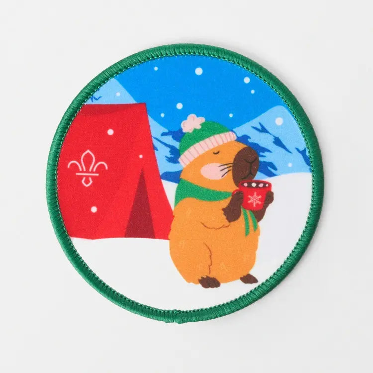 Capy Christmas Badge