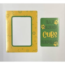 Load image into Gallery viewer, Cubs Magnetic Frame - Yellow (eat sleep)
