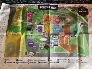 Tea Towel Map