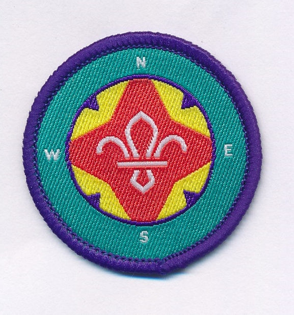 Explorer belt cloth badge