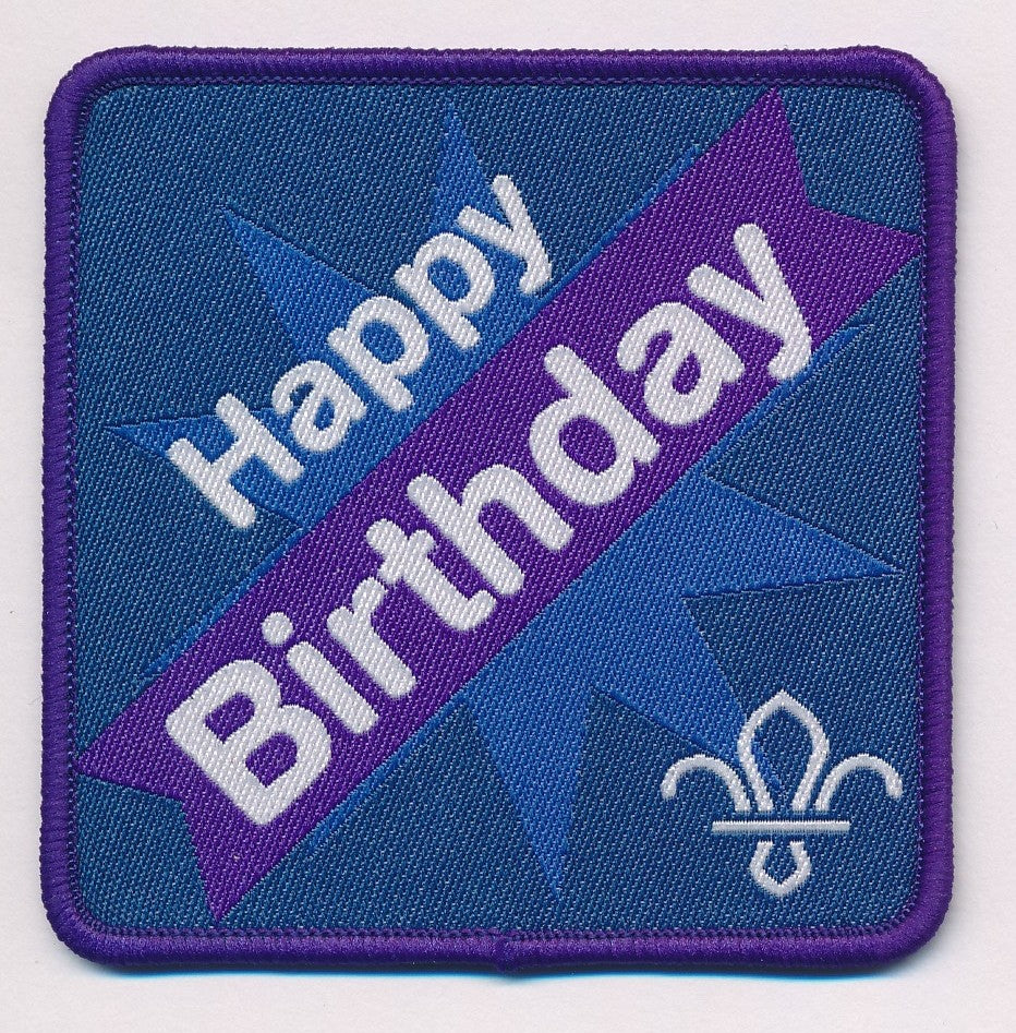 Scout Happy Birthday Badge