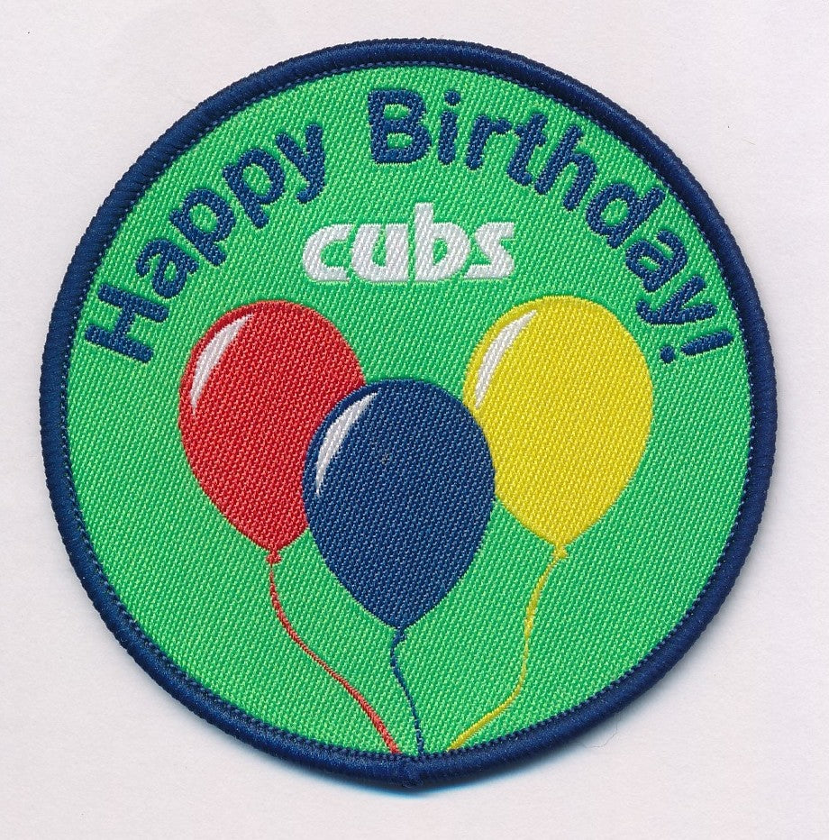 Cub Happy Birthday Badge