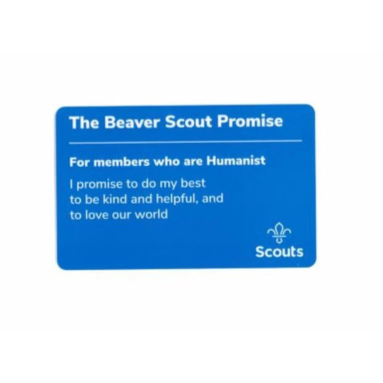 Beaver Promise Card - Humanist