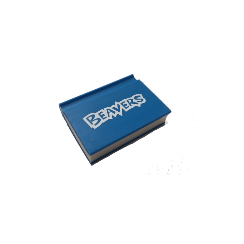 Notebook Eraser Beaver Notebook Eraser – Norfolk Scout Shop